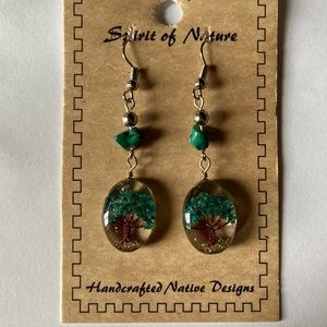 Spirit of nature TREE drop earrings